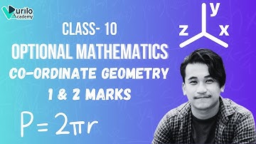 Coordinate Geometry || 1 and 2 Marks Numerical || Class 10 SEE || Optional Mathematics ||