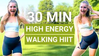 30 MIN 4100 STEPS | high energy (no jumps) walking workout, full body sweaty cardio HIIT at home