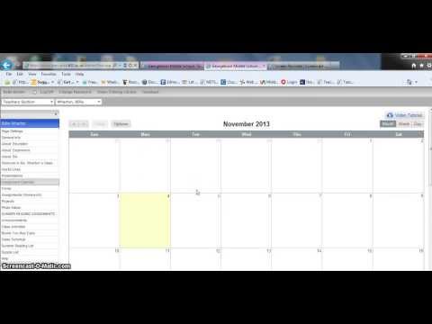 Color Code your Web Page Calendar