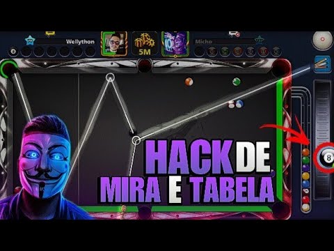 HACKER DE MIRA E TABELAS NO 8 BALL POOL 