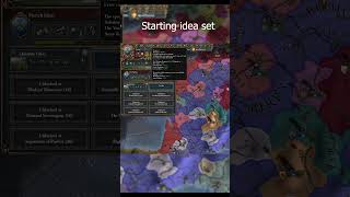 Europa Universalis IV.  Starting idea set