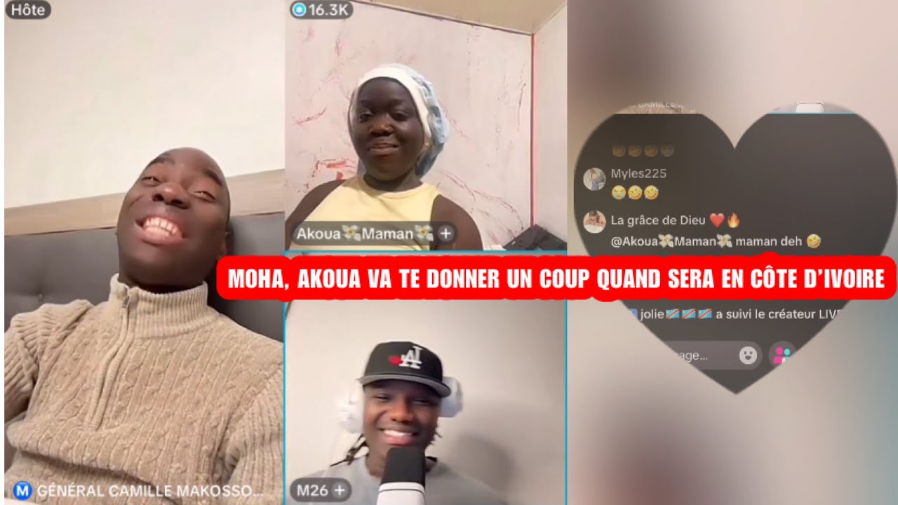 MAKOSSO DONNE 500000F EN DIRECT A AKOUA POUR SON BUSINESS 