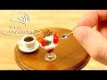 mini food: tiny edible "Fruit parfait" 本当に食べられるミニチュア料理/パフェ #19 | Yuka's tiny kitchen