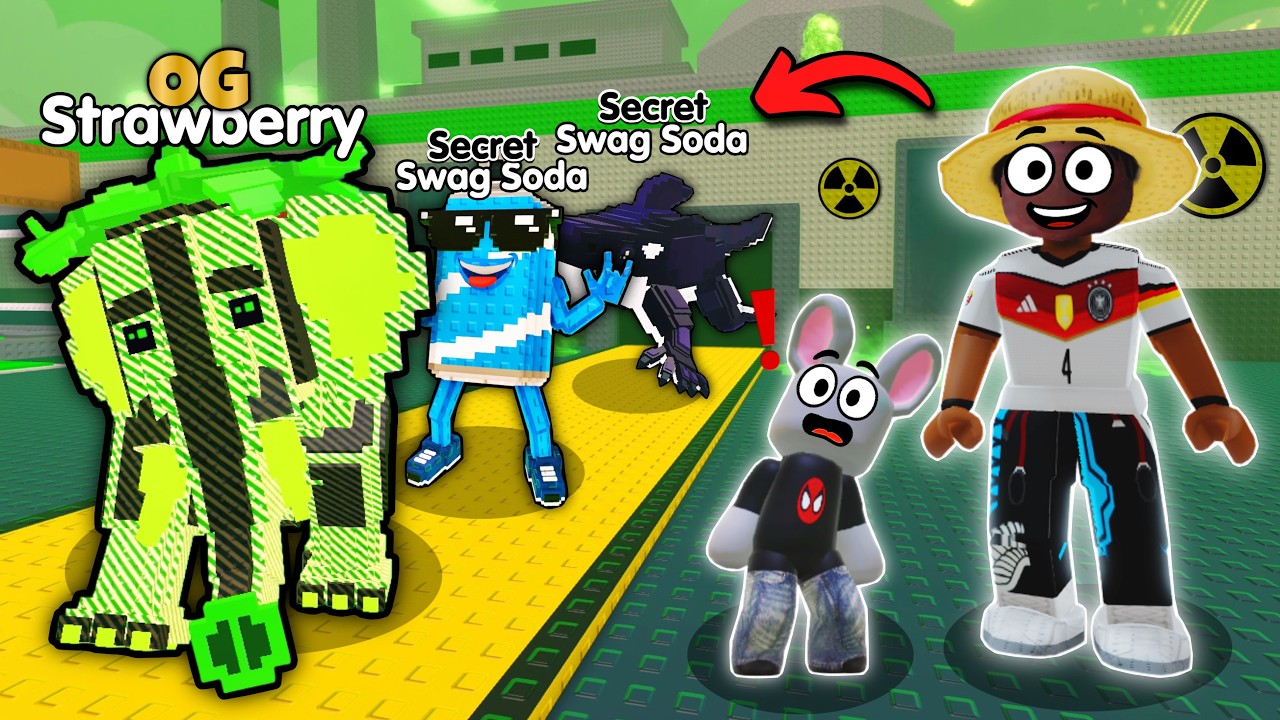 ☢️ NOVO ORCALEDON, SWAG SODA e NOVA MUTAÇÃO DE BRAINROTS no ROUBE O BRAINROT!