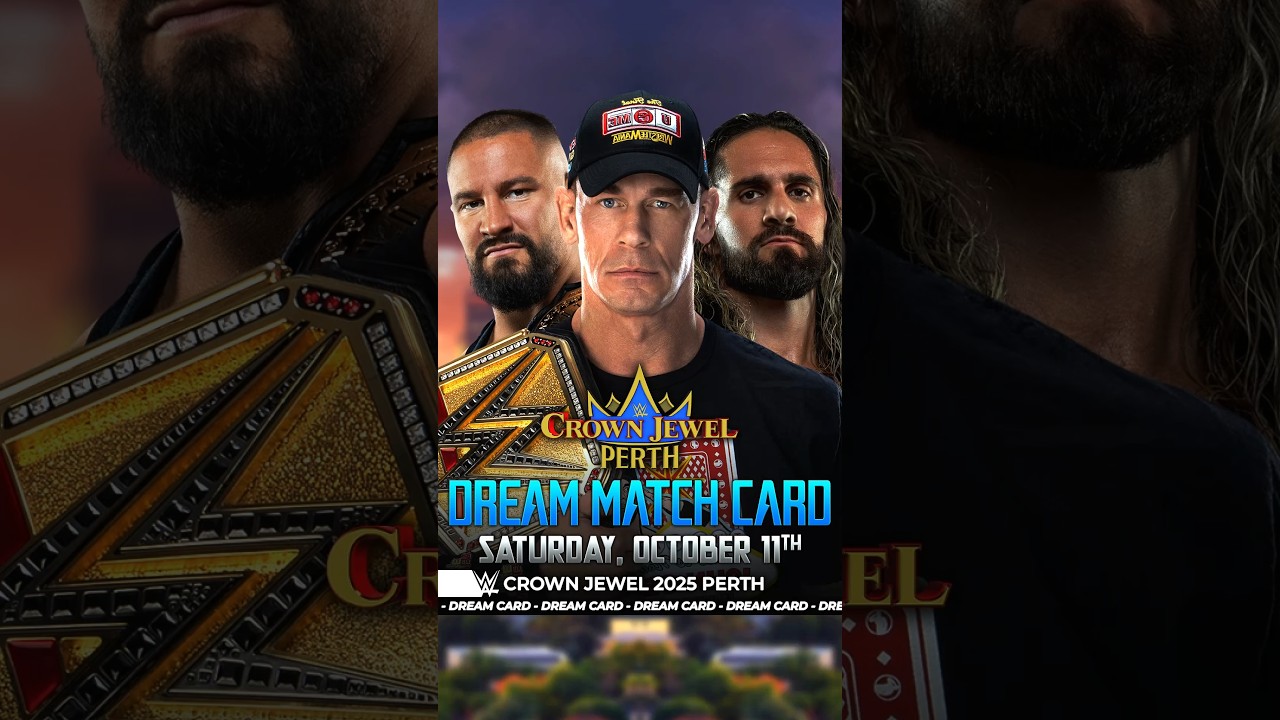 Crown Jewel 2025 Perth - Dream Match Card 