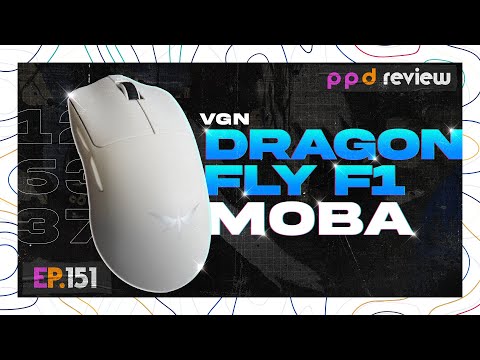 รีวิวเมาส์ VGN Dragonfly F1 MOBA  ⚡ !! เมาส์ 4 K ที่มาแรงมาก ๆ ในตอนนี้ !  [EP.151 ppd review]