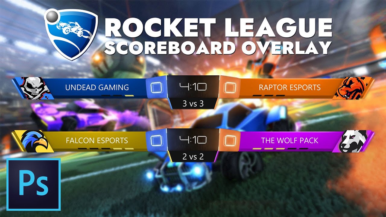 Rocket League Scoreboard Overlays