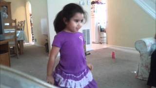 My Niece Dancing To Nicki Minaj Super Bass