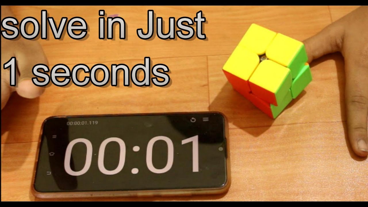 How To Solve a 2x2 Rubik's Cube Rubik's Cube Magic Trick solve Just