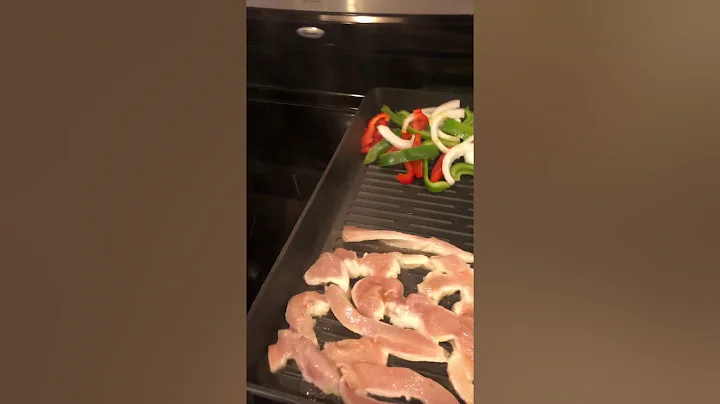 Double Burner Grill Fajitas