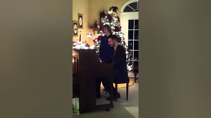 Dan Liedtke playing at Christmas recital 2015
