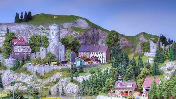 Fleischmann HO Scale Model Railroad - Realistic Model Train Layout built by Artist Bernhard Stein