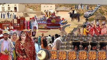 Marriage Ceremony in Desert | Traditional Wedding of Nomadic Community In Desert Village Pakistan