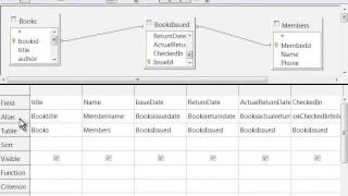 Create queries using Design View - Tamil