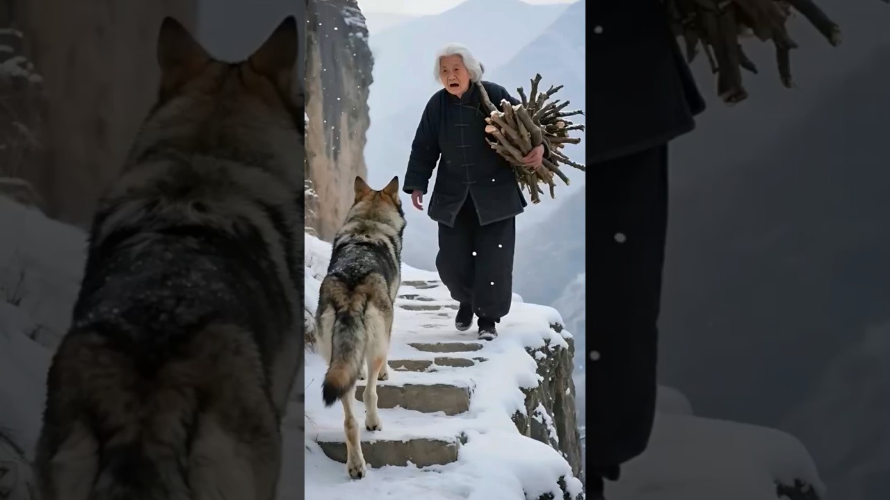Wolf Attacks Old Woman ❄️ Brave Deer Saves Her Life | Emotional Rescue 