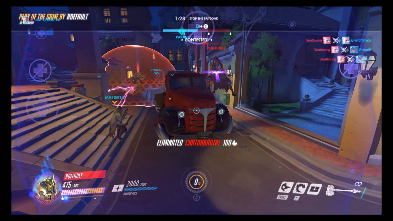 Ana's Ultimate on Reinhardt !! [Overwatch]