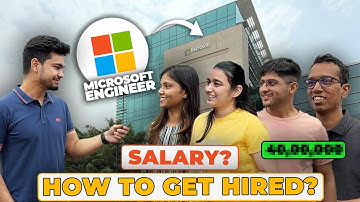 Asking MICROSOFT 🚀 Engineers how to get hired ? 🤔 and Advice for young coders ✅