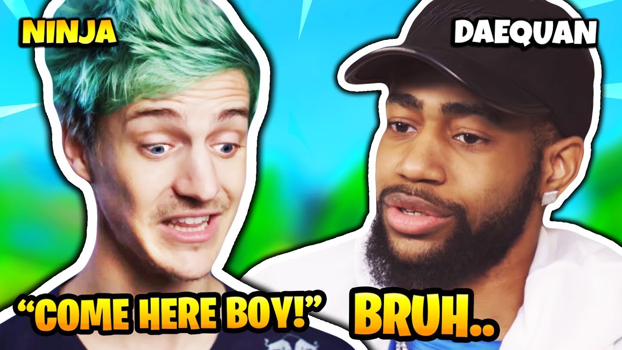 NINJA DOES DAEQUAN IMPRESSION Fortnite Daily Funny Moments Ep182