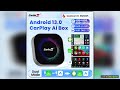 CarlinKit New Wireless CarPlay Android Auto Adapter Android 13 CarPlay Ai Box Support Netflix Play