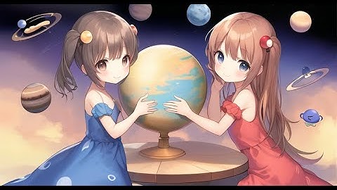 [惑星運動に基づいた無調音楽] Sonic Pi algorithmic music - alonal music based on orbits of planets & satelites