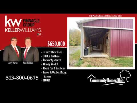 6742 Woodward Claypool Rd, Morrow, OH home video tour