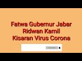 Fatwa Gubernur Jabar. Ridwan Kamil