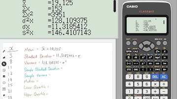 Classwiz How-To: Finding the Mean, Standard Deviation & Quartiles from Raw Data