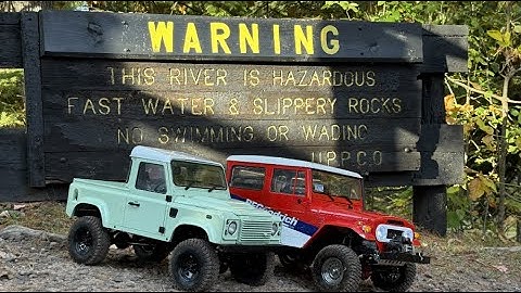 RC4WD Gelande II D90 & Land Cruiser: Bond Falls