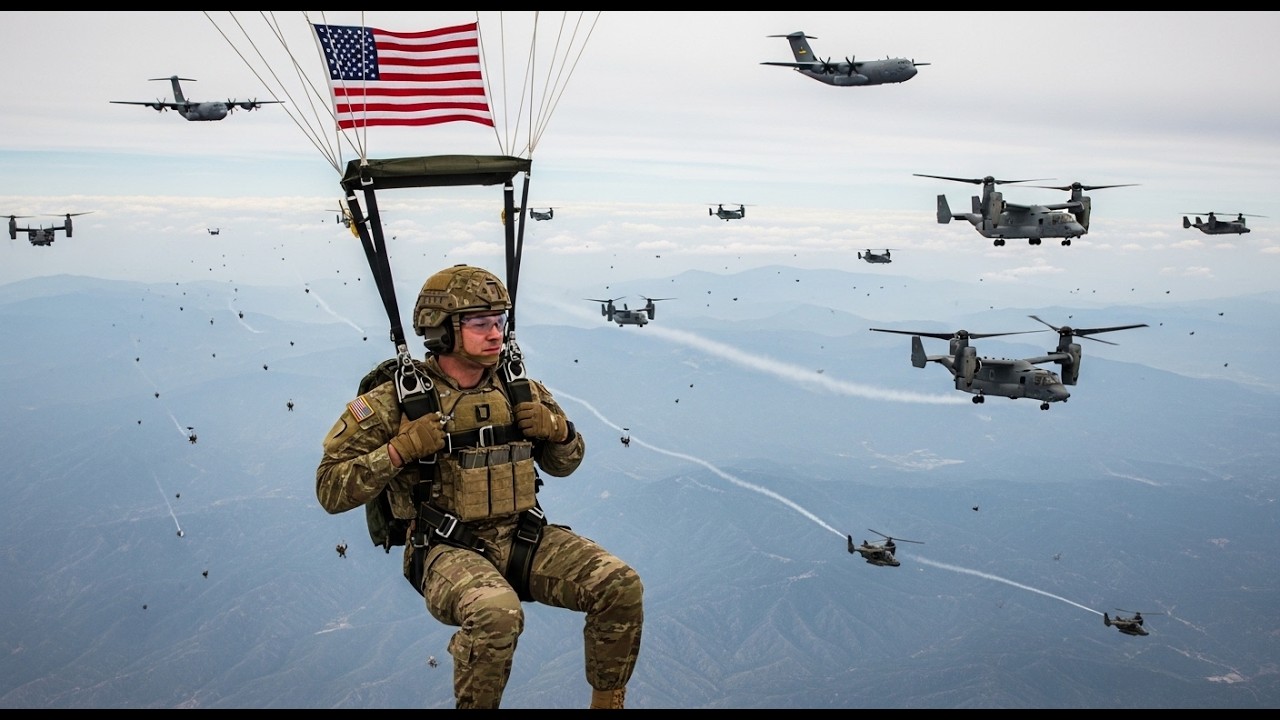 USA Military landed in Iran Special Forces HAHO/HALO Jump from CH-47  (Middle East Operations)