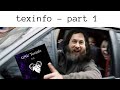 Gnu texinfo  beautiful manuals and info pages  part 1  introduction and setup