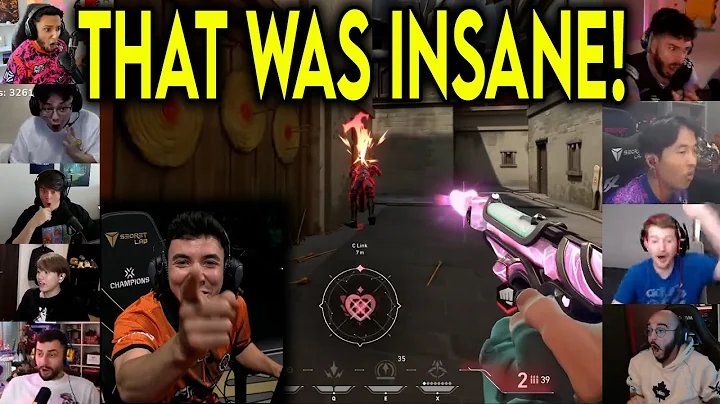 Valorant Streamers Reacts To FNC Crashies HIT THE CRAZIEST FLICK 1 TAP Against PRX In VCT Champions