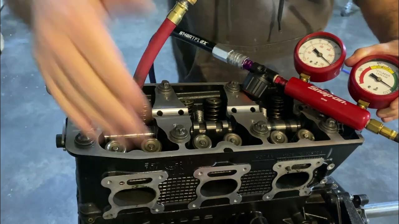 Seadoo 4tec leak down Test / 4 stroke YouTube