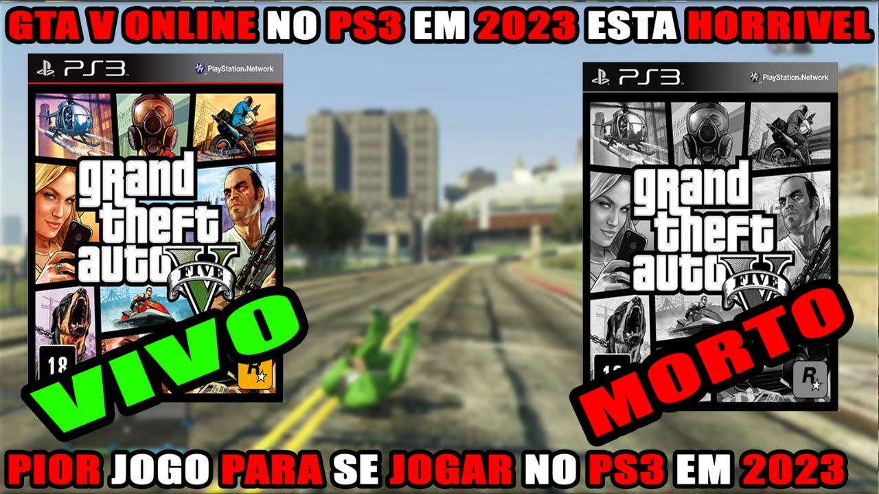 ESSE GTA V ONLINE DO PS3 FOI O PIOR JOGO QUE EU JA JOGUEI NA VIDA!!!! 