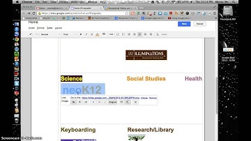 Adding Links in Google Sites