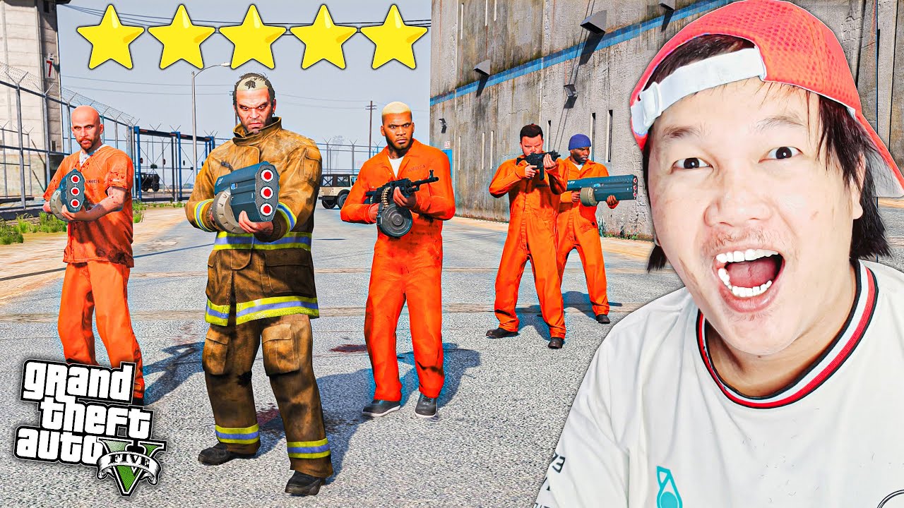 ទីបំផុតខ្ញុំរំដោះបងធំកំពង់ចាមចេញពីគុកបានហើយ GTA 5!