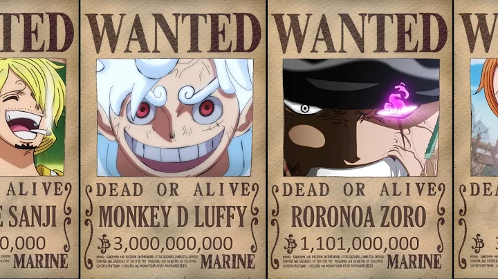 OFFICIAL Straw Hat Pirates New Bounties After Wano Arc! One Piece - DayDayNews