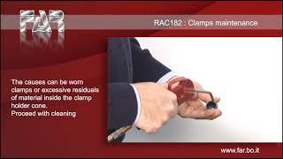 RAC182 Instructions for clamps maintenance