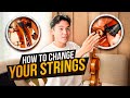 Ref:k9Fu5uDhQc8 How to change strings (without breaking them )