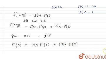 If for all values of x and y , f(x+y) =f(x) f(y) and f(5) =2, f