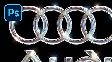 Convert your logo or text to Chrome style with one click (+ FREE PSD)