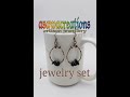 Classy jewelry set | DIY handmade jewelry earrings and bracelet