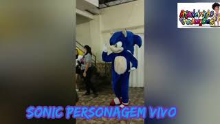 Sonic - Personagem Vivo RJ