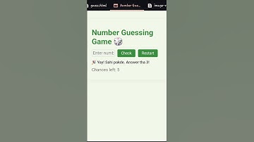 Number Guess🤔game made by |HTML,CSS,JS|#coding #javascript #html #coding #developer #codelife