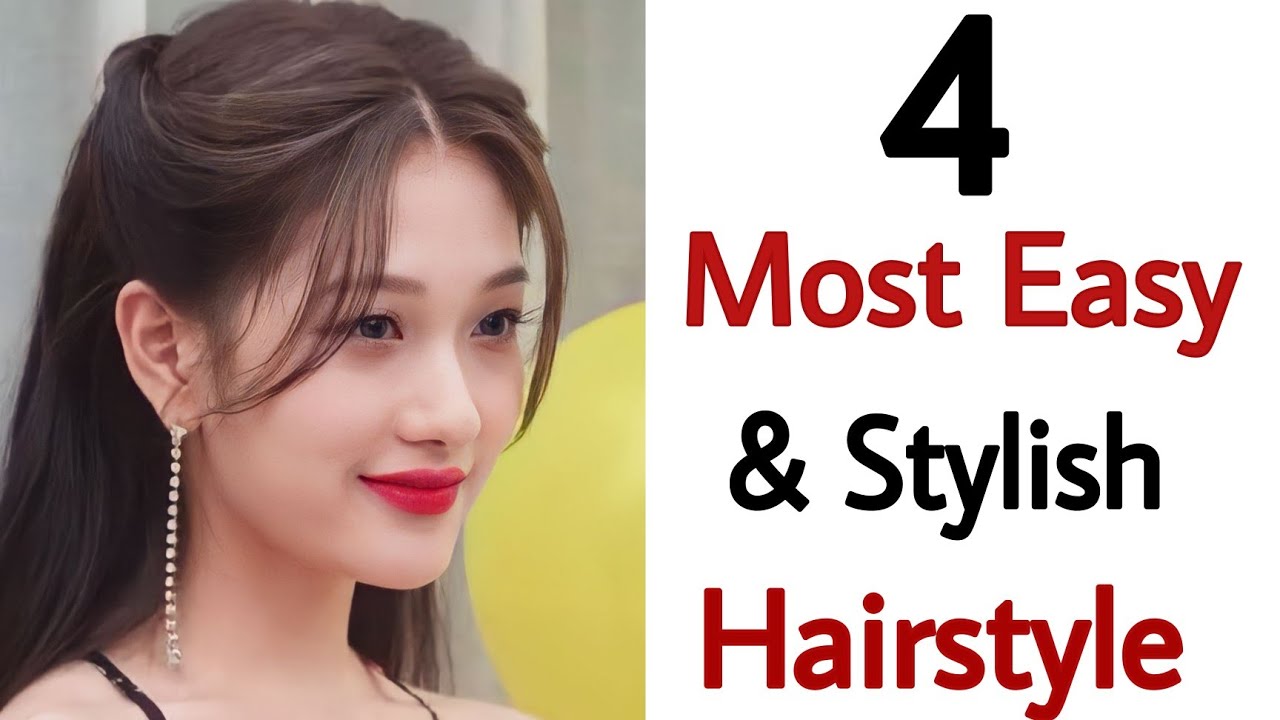 Photo of Open hairstyle sideswept for wavy hair