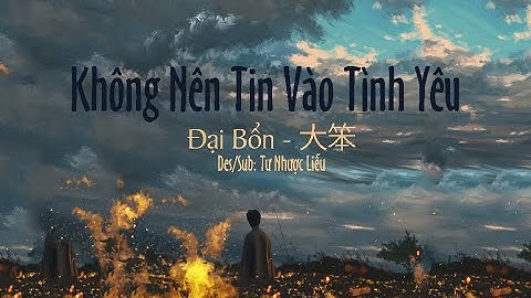 [Vietsub + Pinyin] Không Nên Tin Vào Tình Yêu – Đại Bổn《不该用情》- 大笨