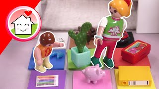 Playmobil Familie Hauser  Neues Jahr neues Glück  Riesen Brettspiel Challenges mit Anna und Lena