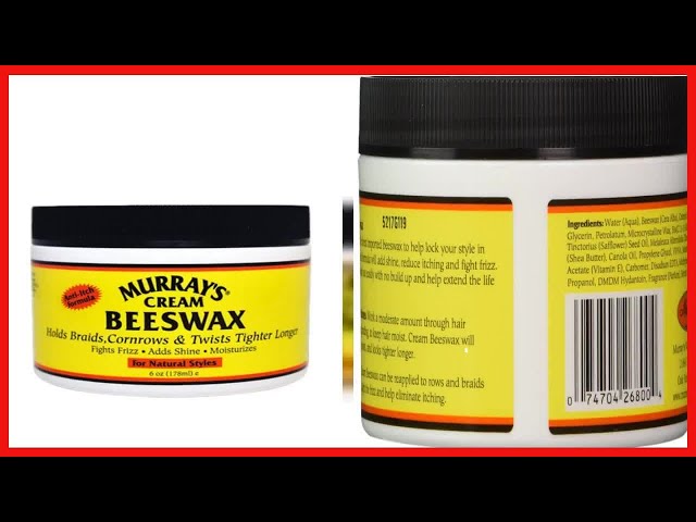 Murray's Beeswax Natural - Beeswax Hair Cream, 6oz -MU26800