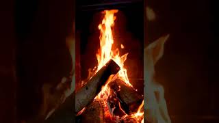 Crackling fireplace HD!