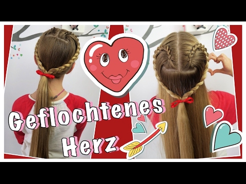 geflochtenes HERZ💖Frisur zum Valentinstag💜MaVie Noelle Frisuren Tutorial