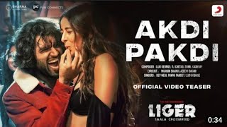 LIGER : AKDI PAKDI 1st Song Teaser Review & Song Release Date Review & Reaction | Vijay & Ananya